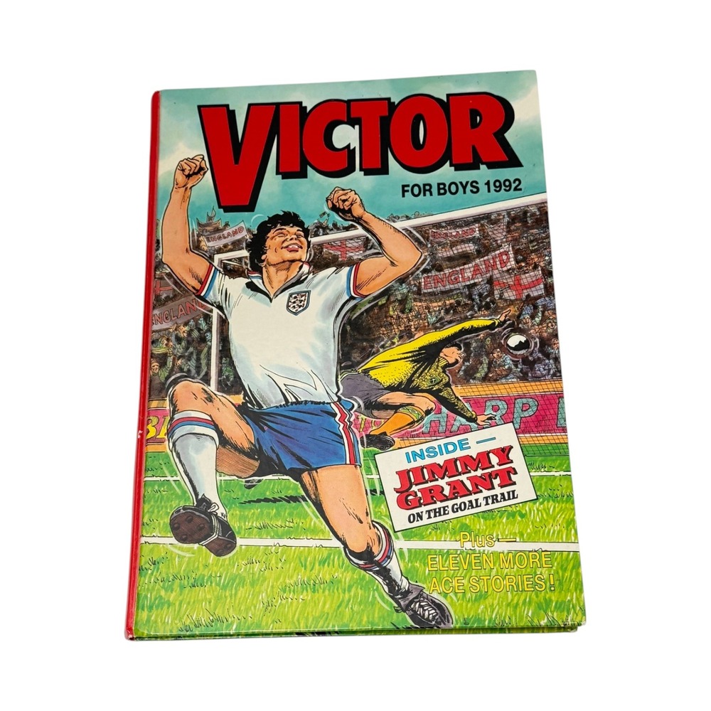 Victor For Boys 1992 Annual HC Jimmy Grant Soccer Comic Anthology